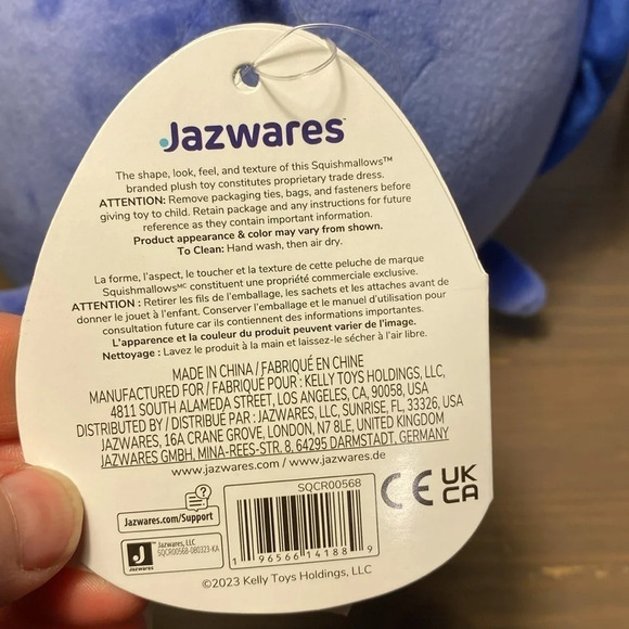 Squishmallow Swish the Swordfish. 8”​ - Picture 6 of 6